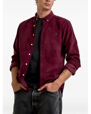 Polo Ralph Lauren Corduroy Button-Down Shirt - Red