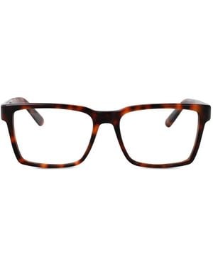 Gcds Occhiali Con Logo - Marrone