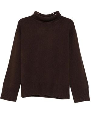Soft Goat カシミア セーター - ブラウン
