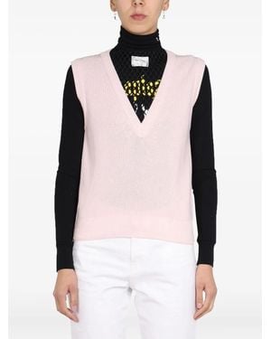 Raf Simons Weste mit V-Ausschnitt - Pink