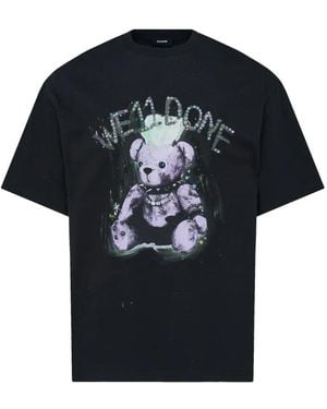 we11done Punk Teddy T-Shirt - Black