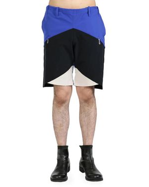 Asics Logo-Print Shorts - Blue