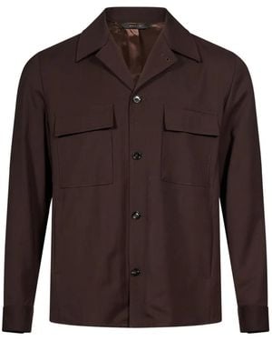 Briglia 1949 John Button-Up Chest-Pocket Jacket - Brown