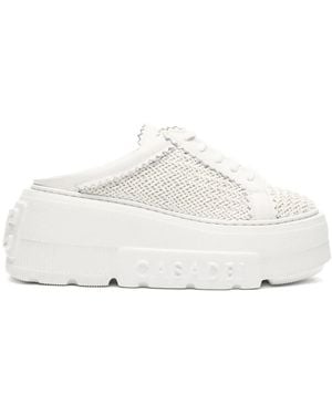 Casadei Nexus Sabot Hanoi Mules - White