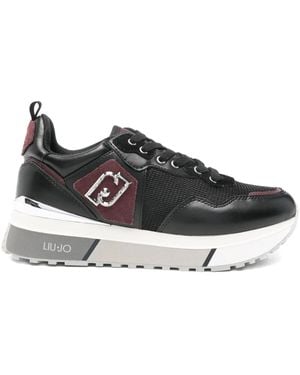 Liu Jo Logo-Plaque Sneakers - Black