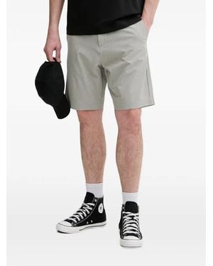 Oakley Utility Logo-Print Shorts - Gray