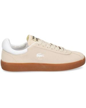 Lacoste Baseshot Suede Sneakers - White