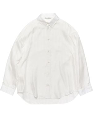 Acne Studios Striped Shirt - White