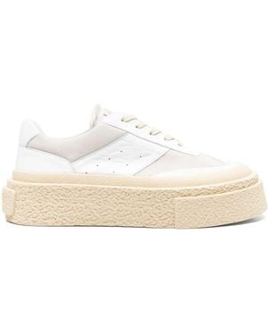 MM6 by Maison Martin Margiela Sneakers Aus Leder - Weiß