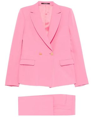 Tagliatore Costume Croisé À Revers Pointu - Pink