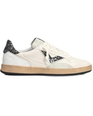 4b12 Baskets Playnew À Paillettes - White