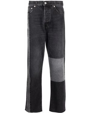 Valentino Garavani Patchwork Straight-leg Trousers - Blue