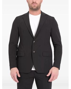 Rrd Buttoned Notch Lapel Jacket - Black