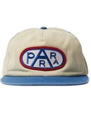 by Parra Gas Station Logo-Patch Cap - Blue