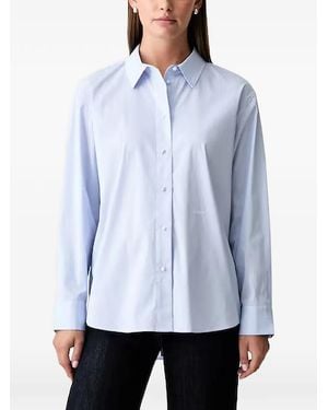 Joop! Vertical-Stripe Long-Sleeve Shirt - White