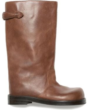 Acne Studios Leather Knee-High Boots - Brown