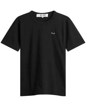 COMME DES GARÇONS PLAY Camiseta Con Parche De Corazón - Negro