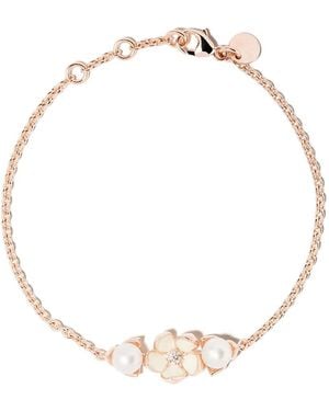 Shaun Leane Bracelet Cherry Blossom Orné D'Un Diamant Et De Perles - Multicolor