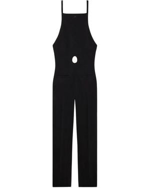 Courreges Cut-Out Jumpsuit - Black
