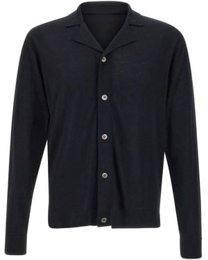 Officine Generale Keaton Cardigan - Blue