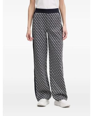 Guess Print Side Stripe Pants - Gray