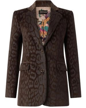 Roberto Cavalli Single-Breasted Blazer - Black