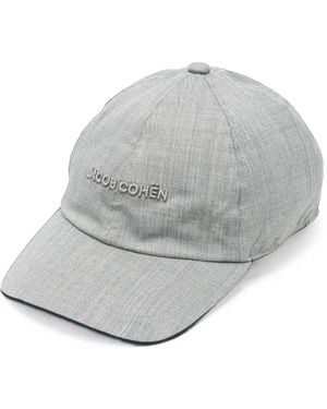 Jacob Cohen Logo-Embroidered Baseball Cap - Grey