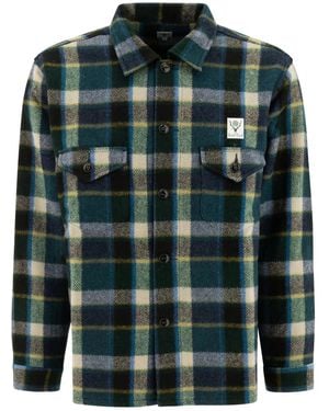 South2 West8 Geruit Overhemd Met Zak - Groen