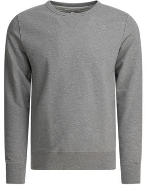 Merz B. Schwanen V-Stitch Crew -Neck Jumper - Grey