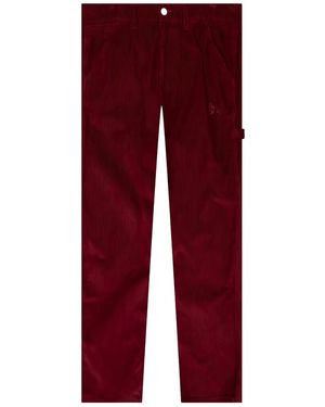 Needles X Smith's Cordhose mit Schmetterlingsstickerei - Rot
