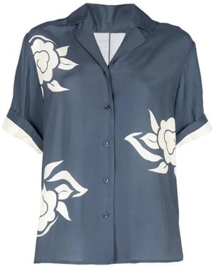 SIR. Chemise À Fleurs Lilou - Blue