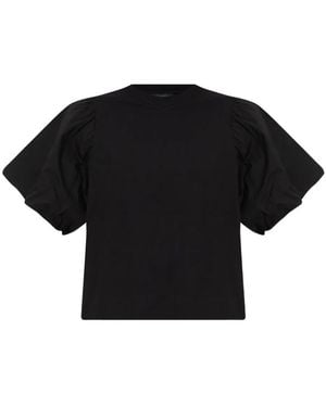AllSaints Puff-Sleeve Top - Black