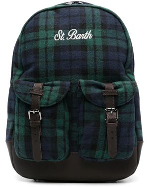 Mc2 Saint Barth チェック バックパック - ブラック