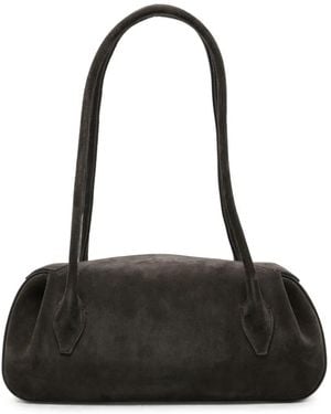 Yuzefi Oyster Leather Shoulder Bag - Black