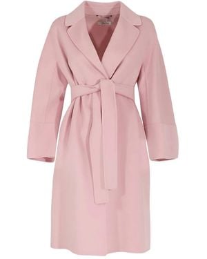 Max Mara Belted-waist coat - Rosa
