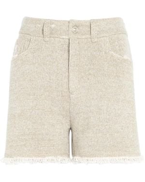 Barrie Shorts Mit Fransen - Natur