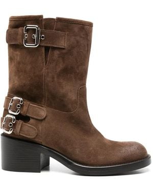 Chloé Dakota Stiefel Mit Schnallendetail - Braun