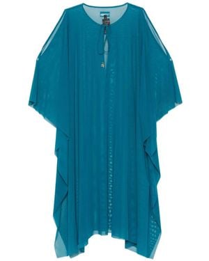 Fisico Robe Mi-Longue À Découpes - Blue