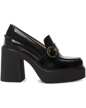 Odissi 95 Mm Gabriella Loafers Met Plateauzool - Zwart
