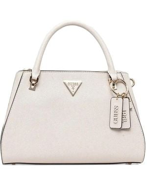 Guess Noelle Saffiano Tote Bag - Natural