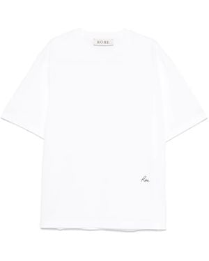 Rohe ロゴ Tシャツ - ホワイト