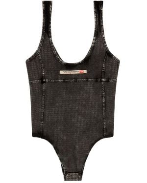 DIESEL Phoebe-Dnm sleeveless bodysuit - Schwarz