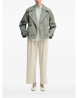 Munthe Sofua Belted-Lapels Jacket - Grey