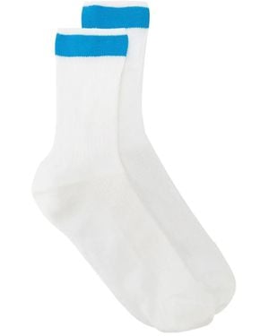 Valentino Garavani Socken Mit Streifendetail - Weiß