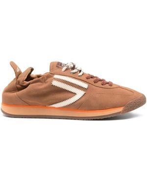 PURAAI Panther Sneakers mit Streifendetail - Braun
