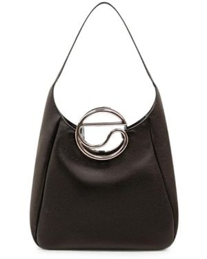 Coperni C-Logo-Plaque Tote Bag - Black