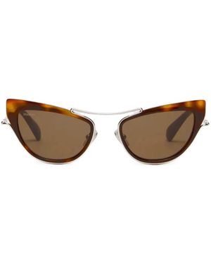 Max Mara Cat-Eye Sunglasses - Brown