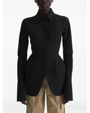 Mugler Shirt Jacket - Black