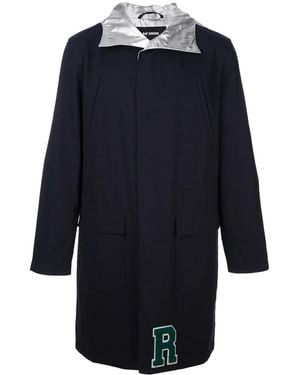 Raf Simons Unlined Metallic Inner Parka - Blue