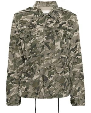 Zadig & Voltaire Krisa Camo Cotton Jacket - Green